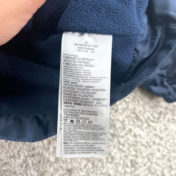 Nike Boys Jacket 4T Navy Blue with Hood - Picture 6 of 6